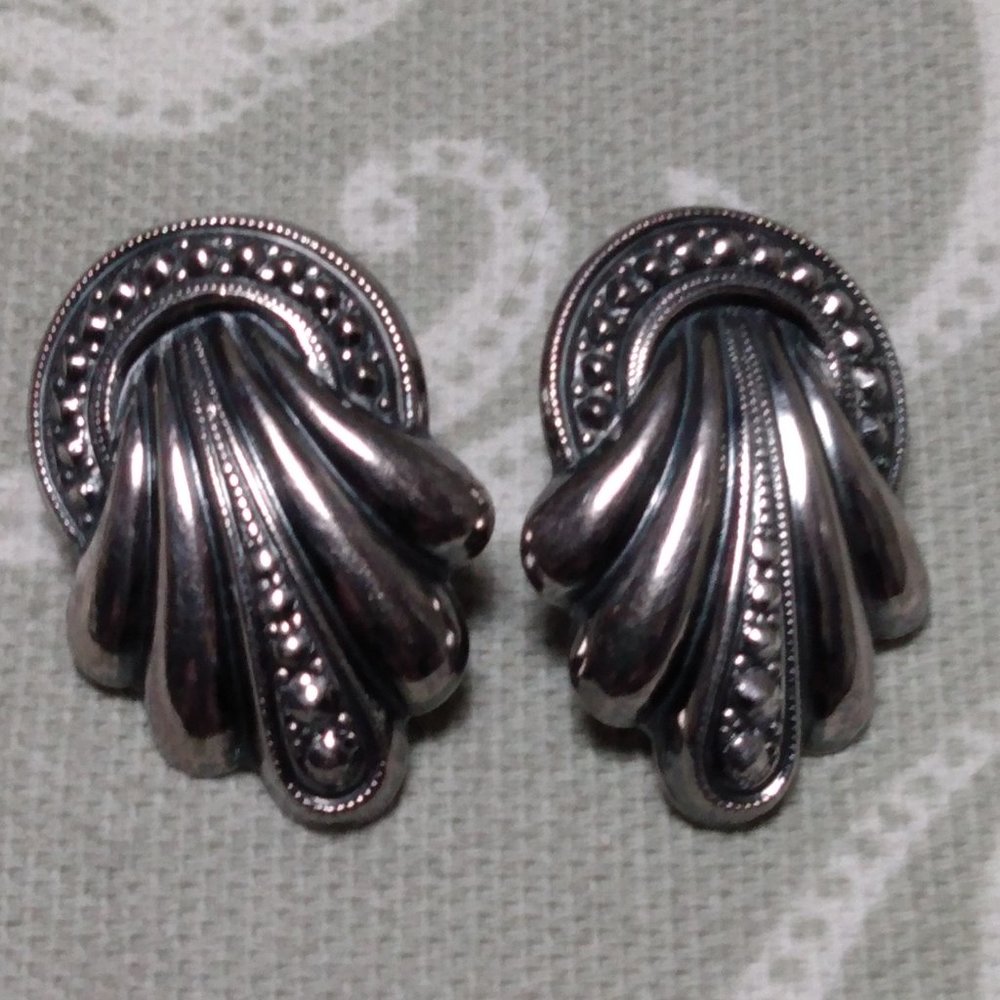 Art Nouveau Styled Post Earrings
